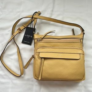 Brand New Lodis Genuine Leather Bailey New Crossbody